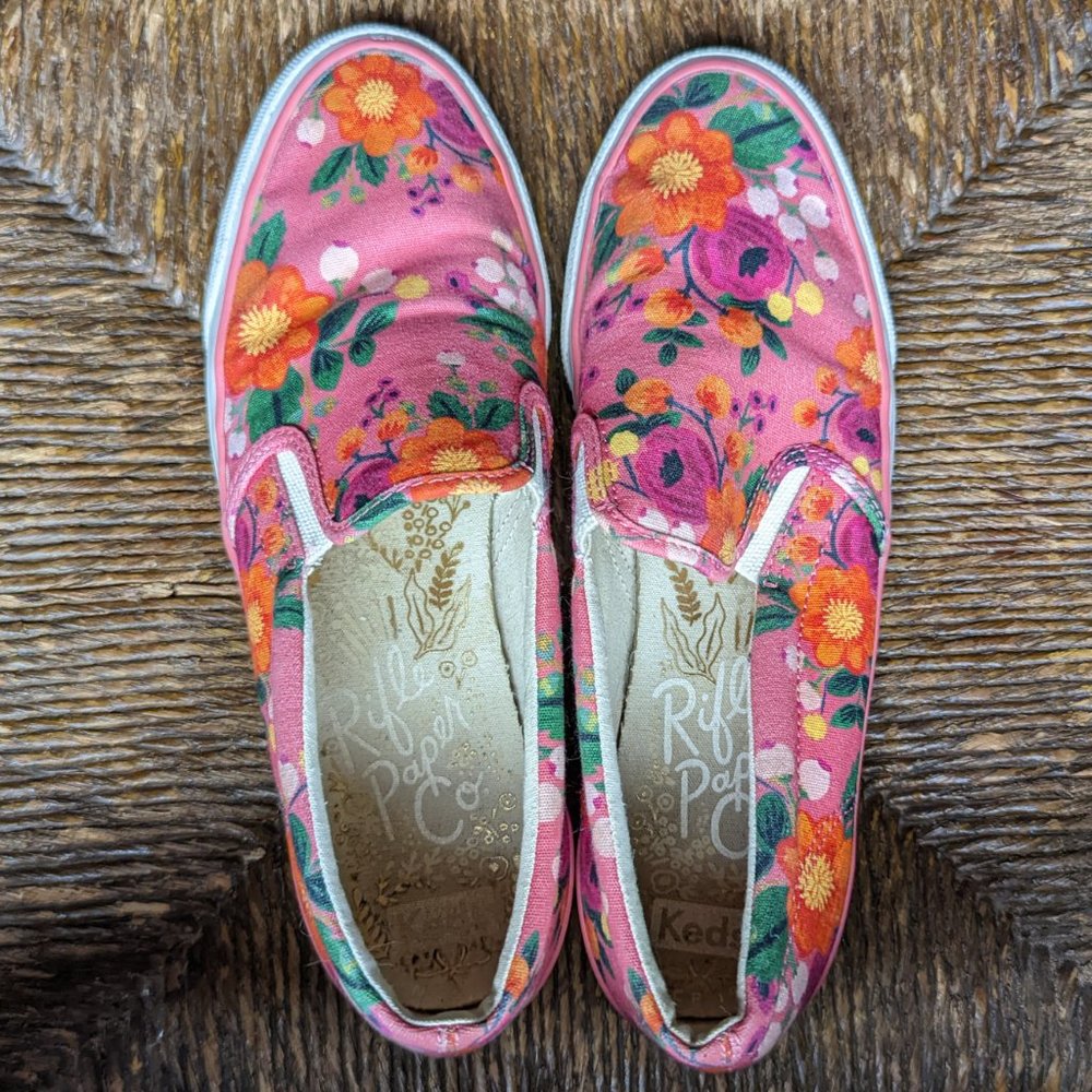 Keds Rifle Paper slip-on sneakers